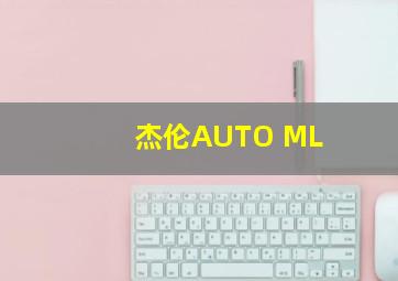 杰伦AUTO ML